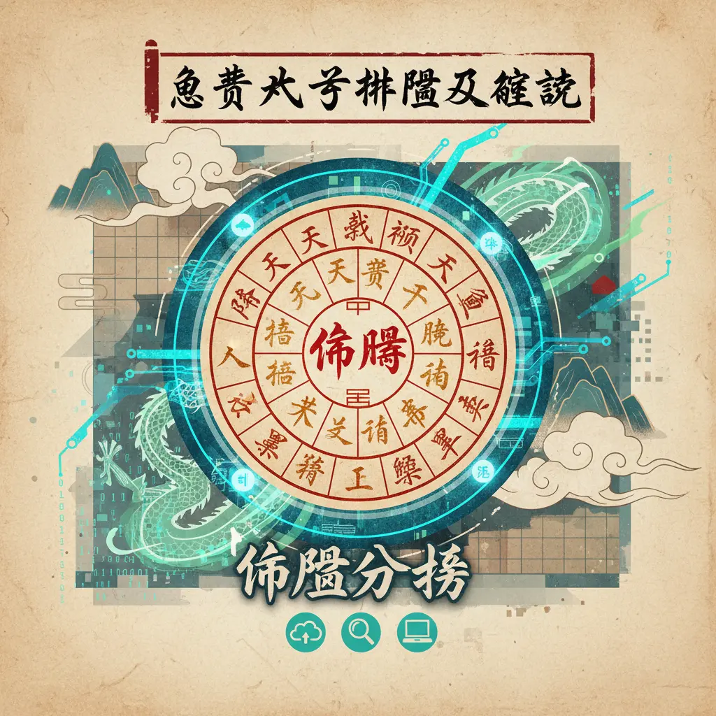 免費八字排盤及解說 - 命盤分析