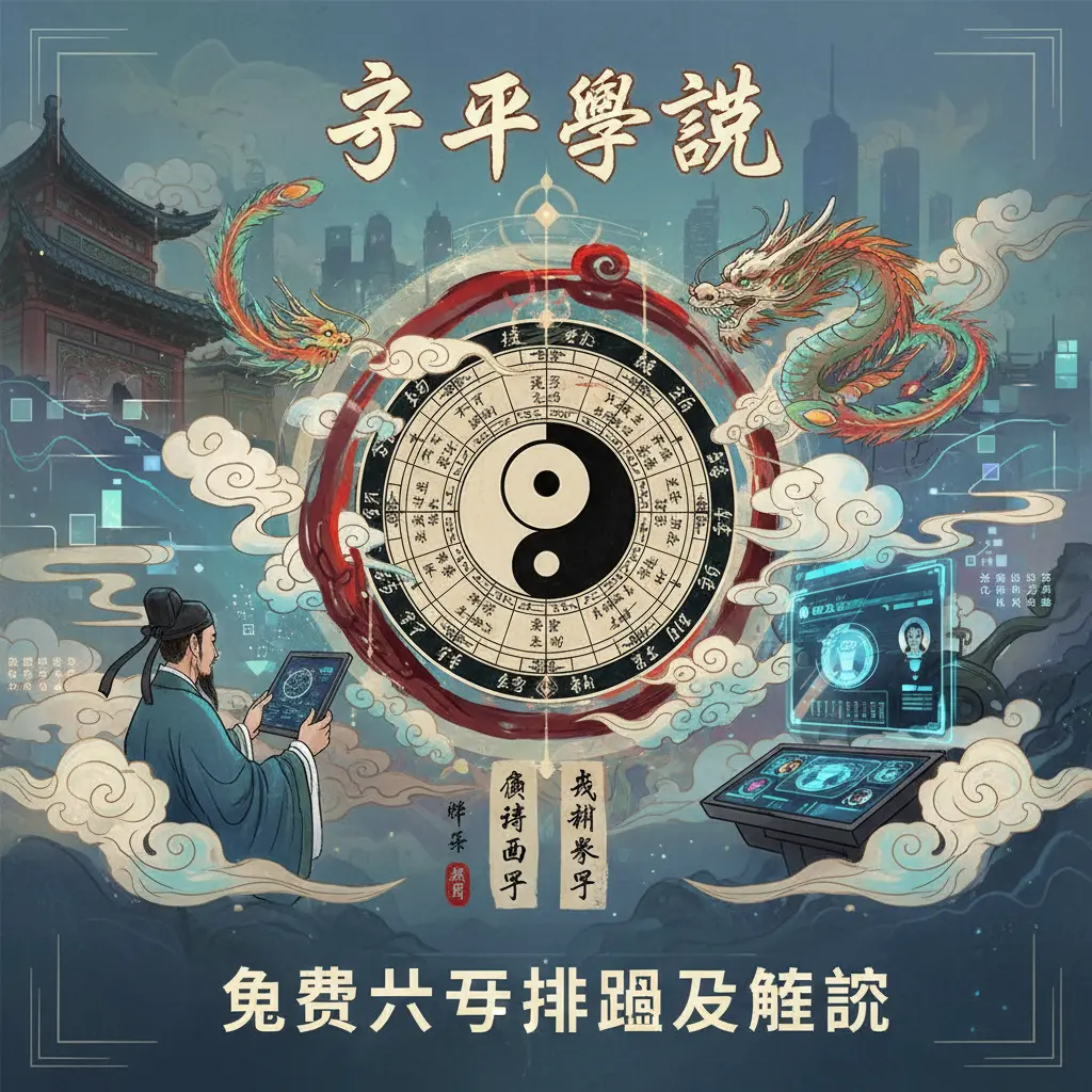 免費八字排盤及解說 - 子平學說