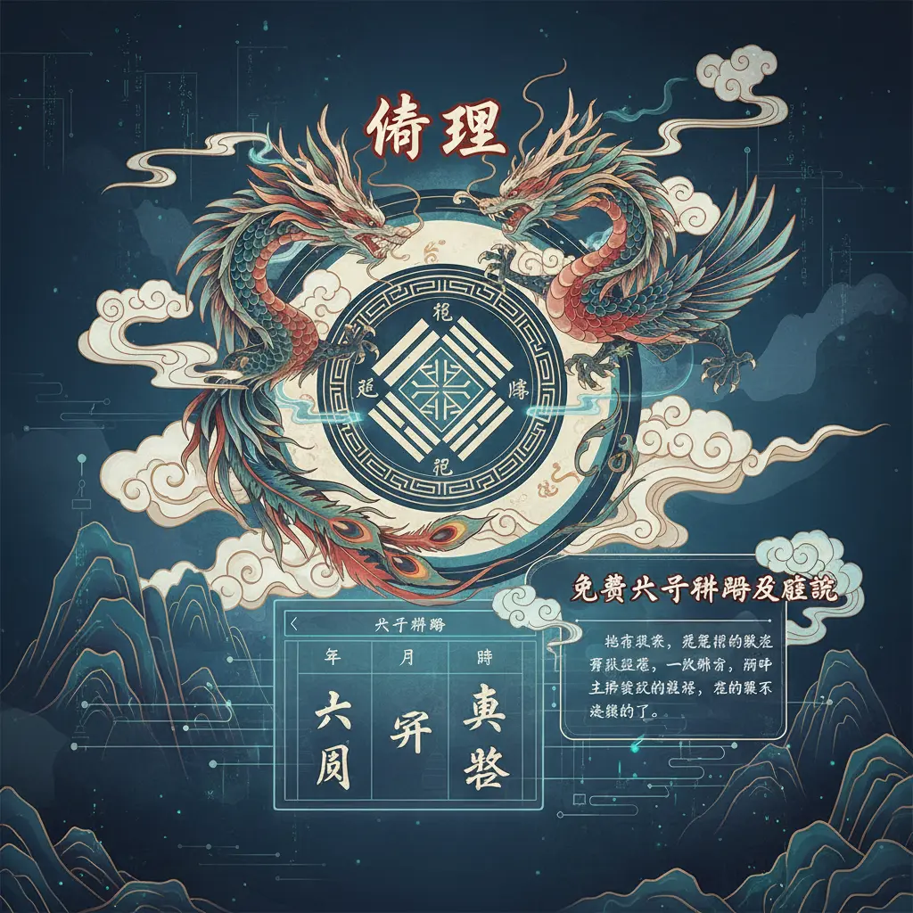 免費八字排盤及解說 - 命理