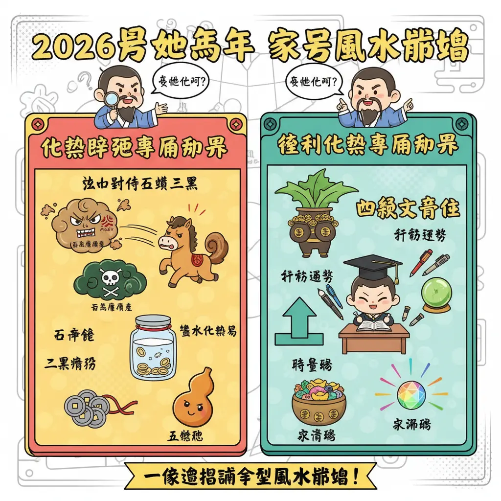 2026 五黃煞化解 - 四綠文昌位