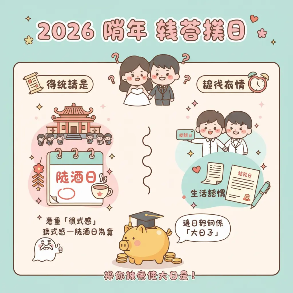 2026 結婚擇日 - 盲年