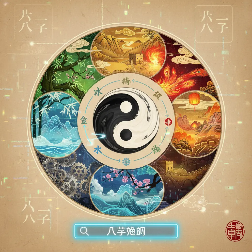 八字查詢 - 五行