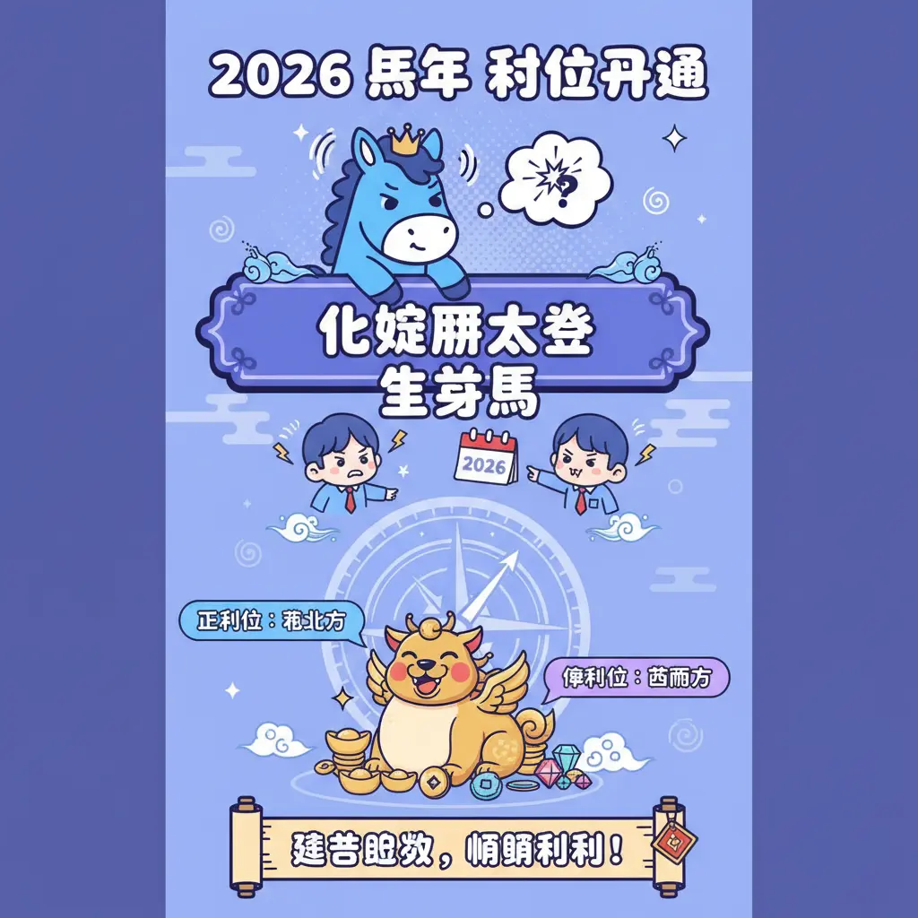 2026財位方向 - 貔貅