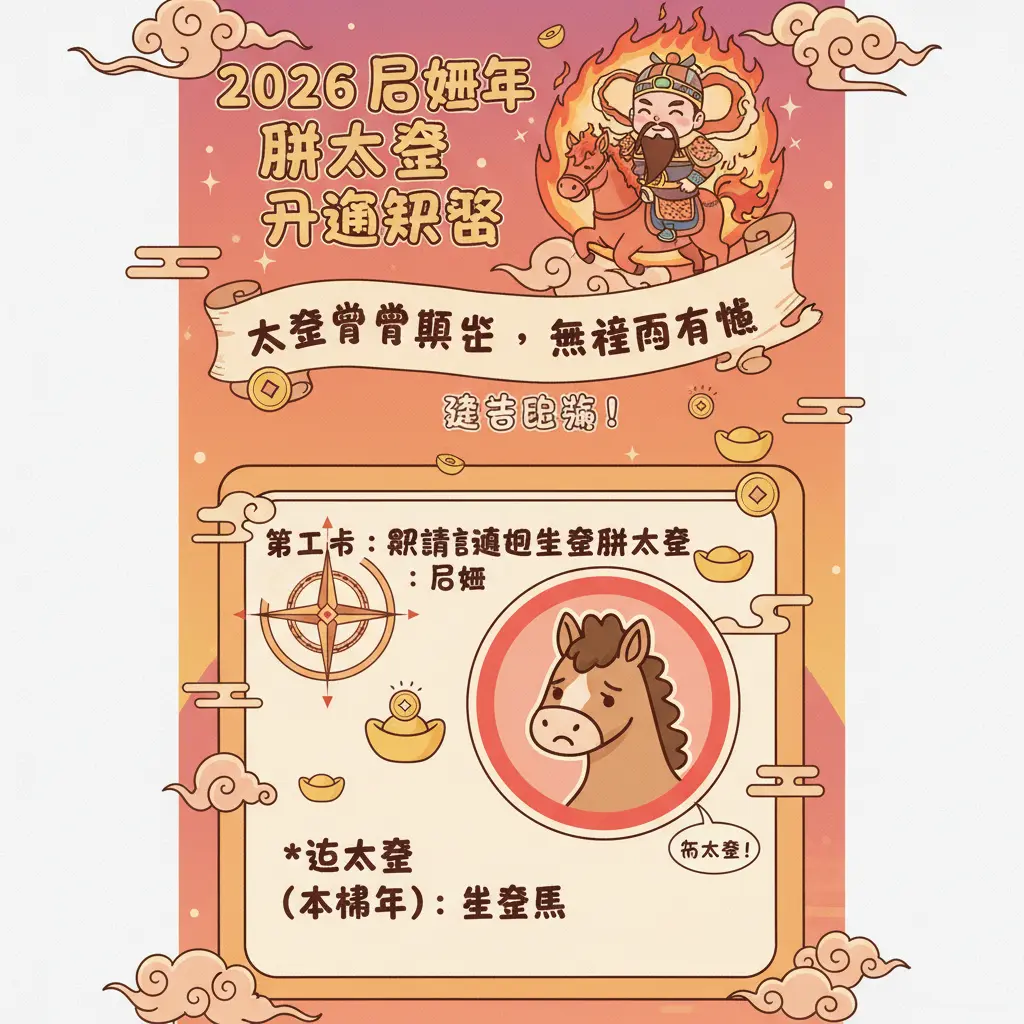 2026 天干地支 - 犯太歲