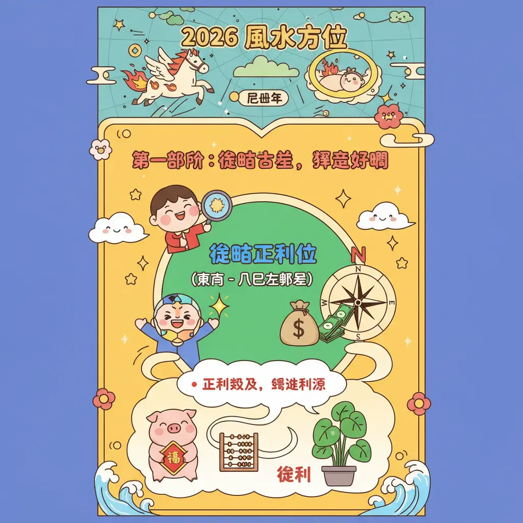 2026 風水方位 - 財位
