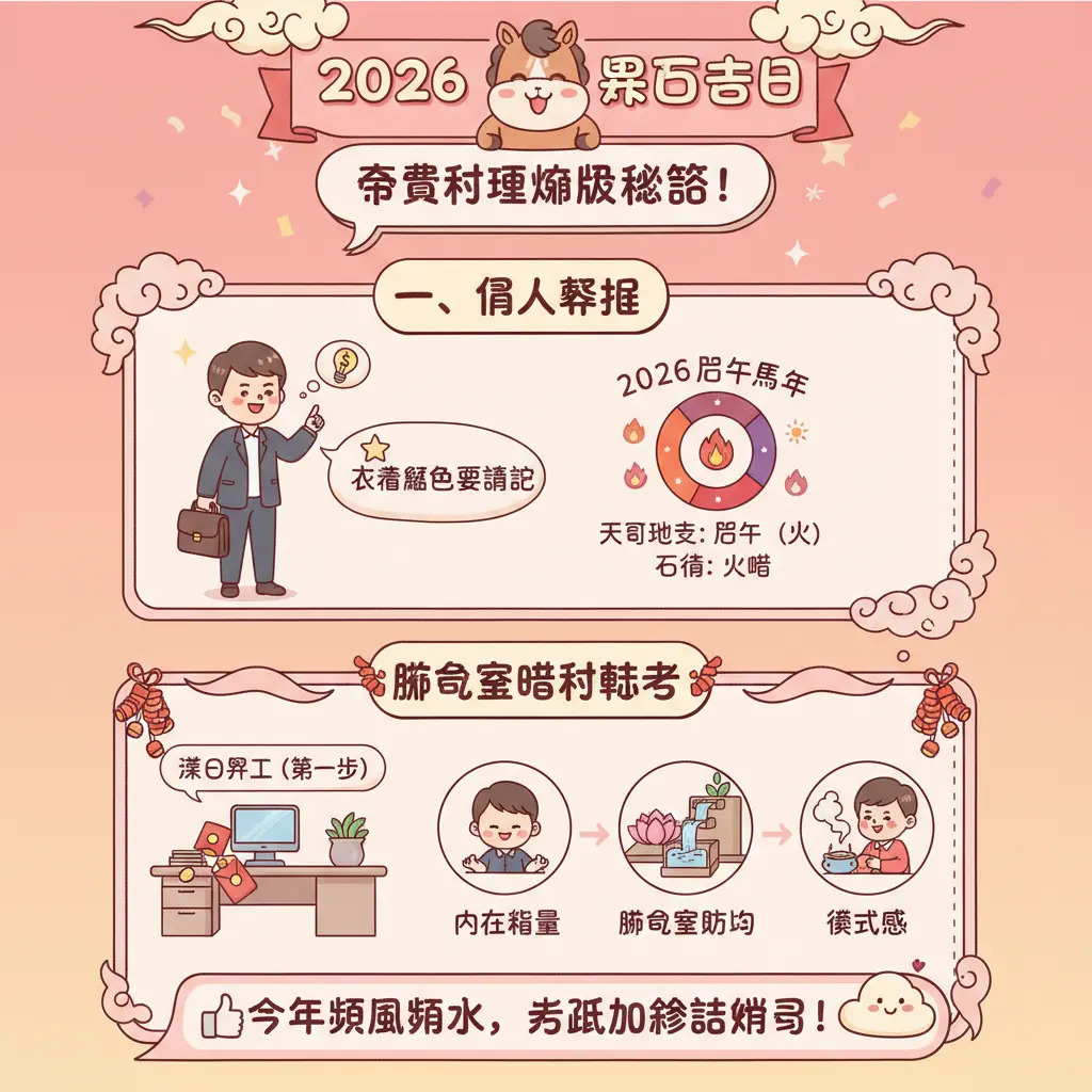 2026 開工吉日 - 天干地支