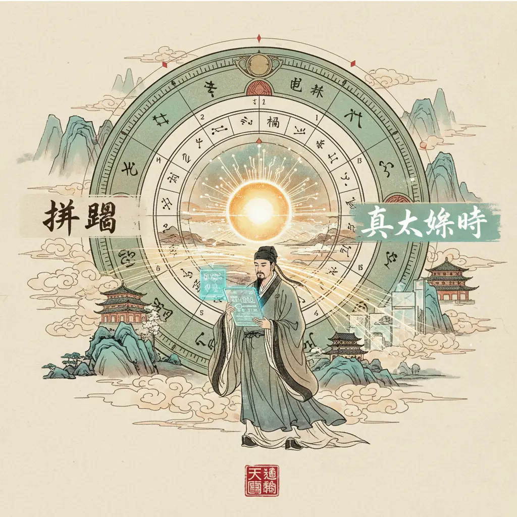 真太陽時 - 排盤