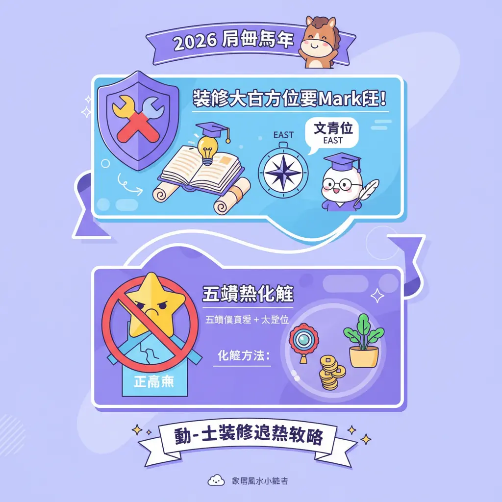 2026 五黃煞化解 - 文昌位