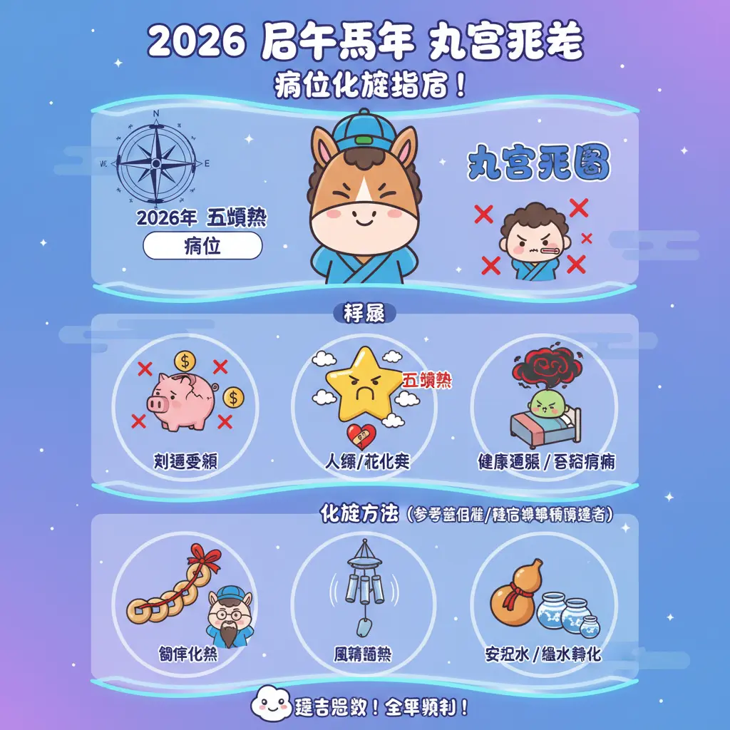 2026 五黃煞化解 - 病位