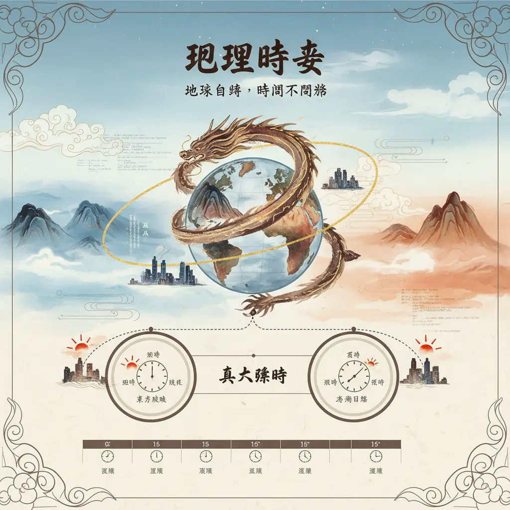 真太陽時 - 地理時差