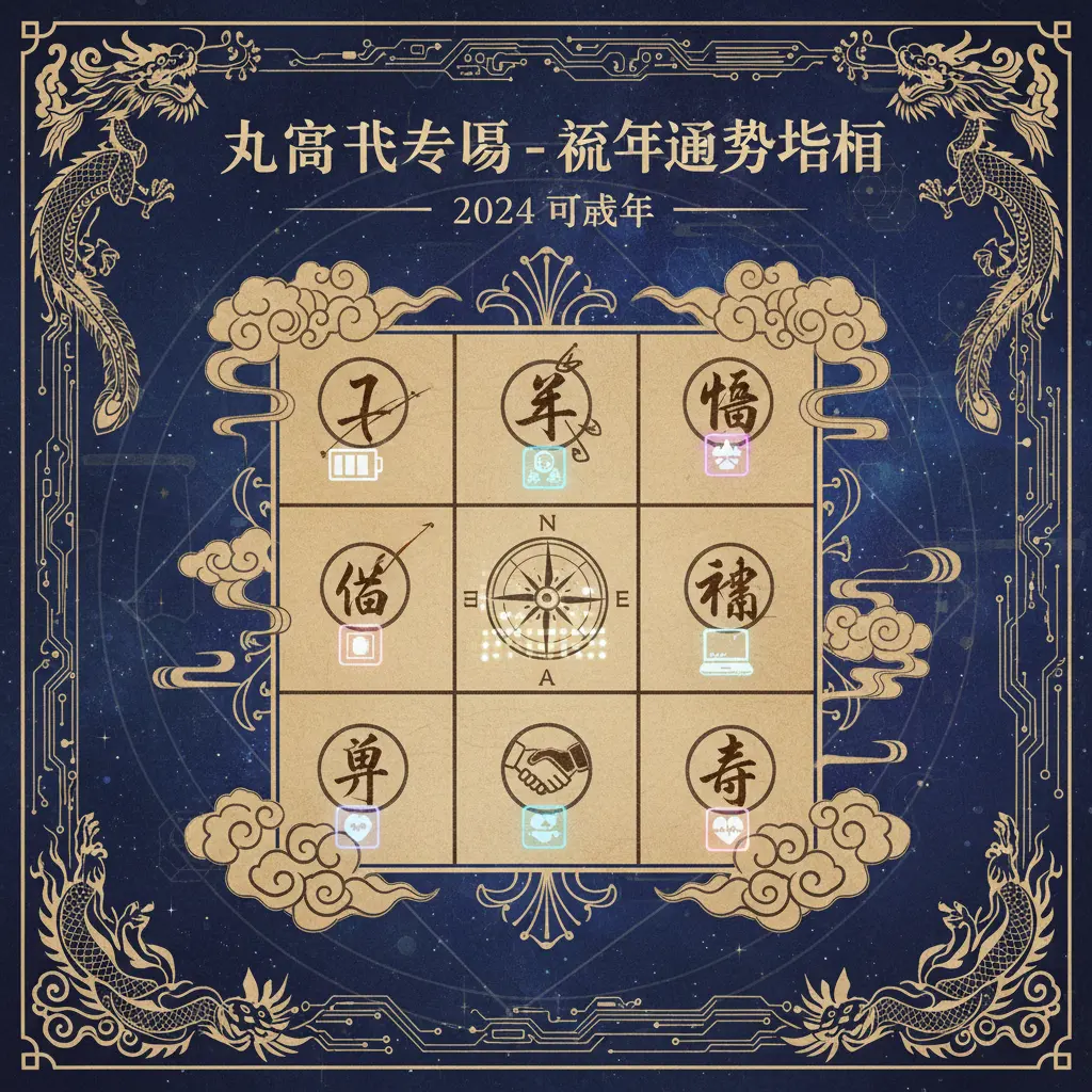 流年 - 九宮飛星圖