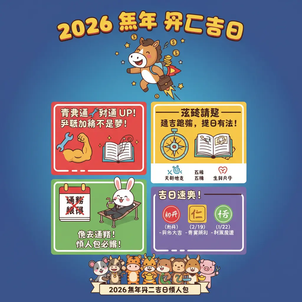 2026 開工吉日 - 生肖