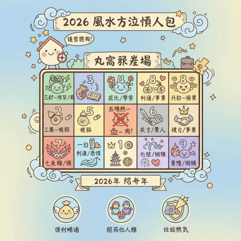 2026 風水方位 - 風水