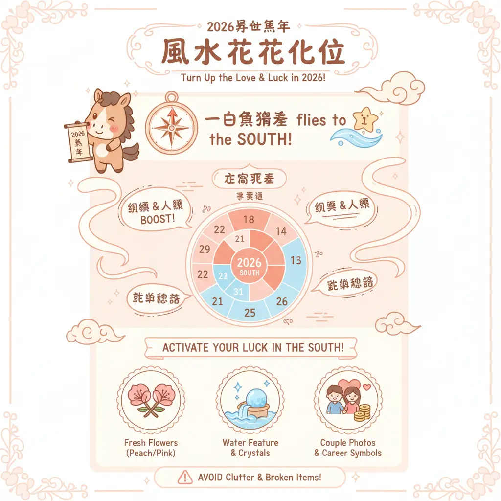 2026 桃花位 - 風水