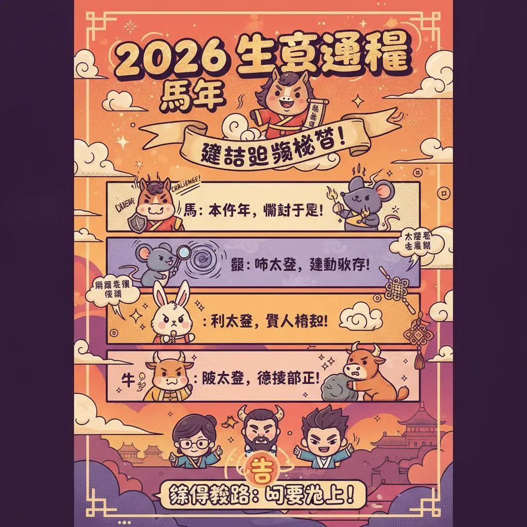 2026 生肖運程 - 吉星