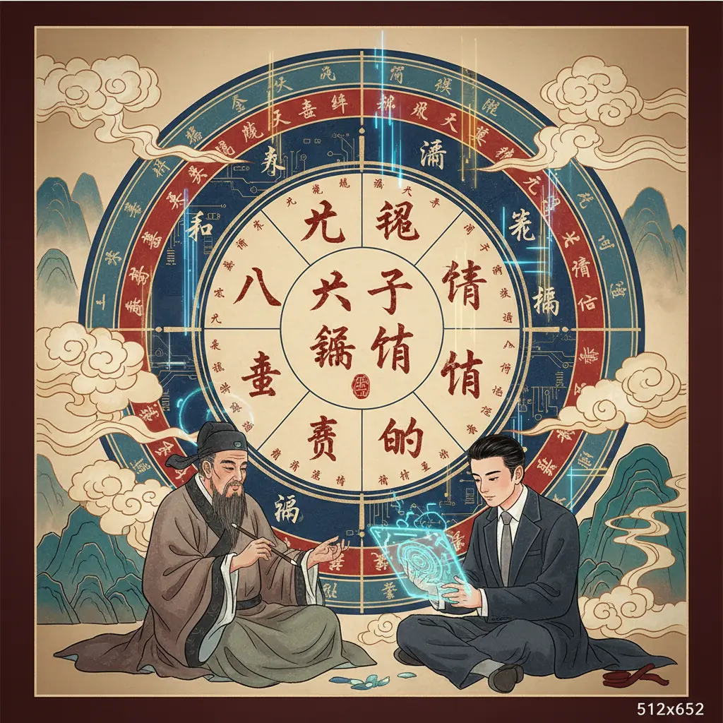 八字命盤 - 八字算命