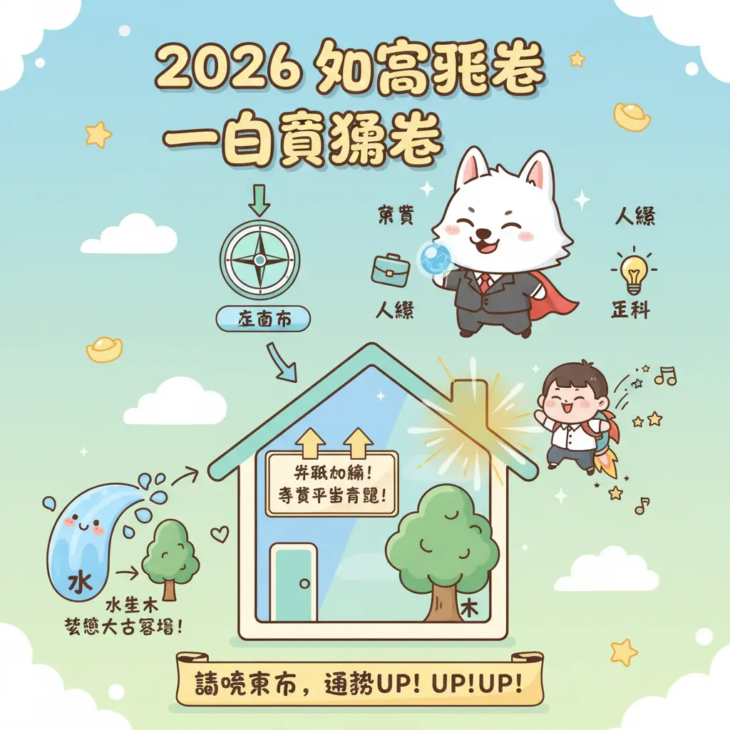 2026 九宮飛星 - 一白貪狼星