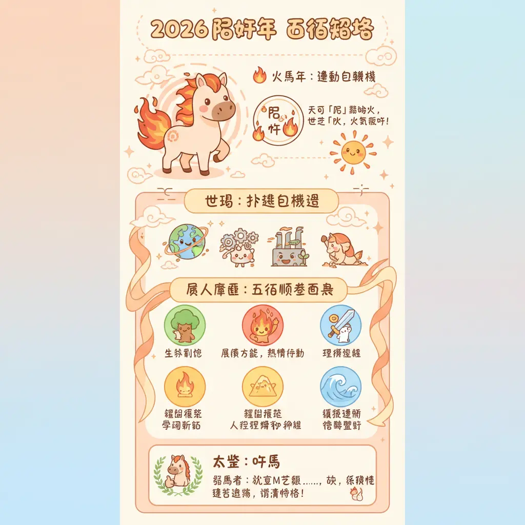 2026 天干地支 - 五行