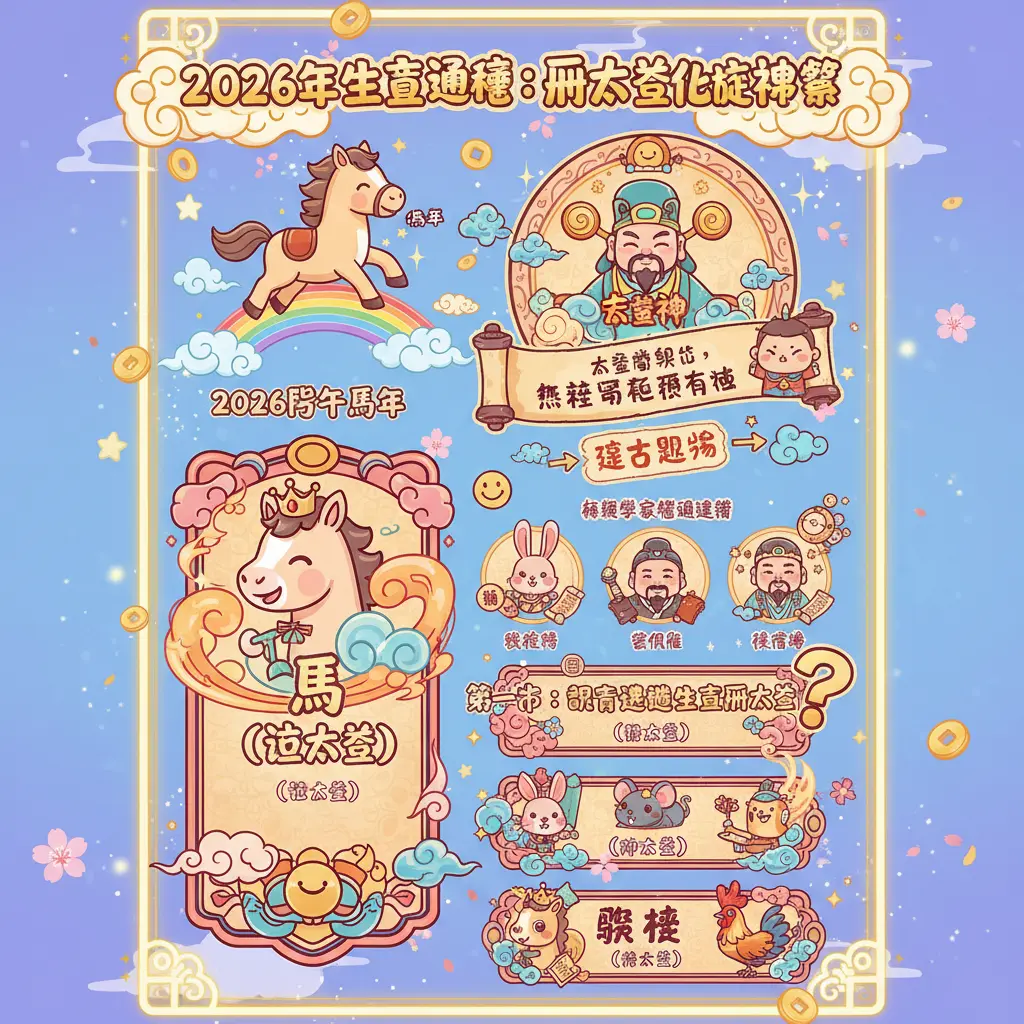 2026 生肖運程 - 十二生肖