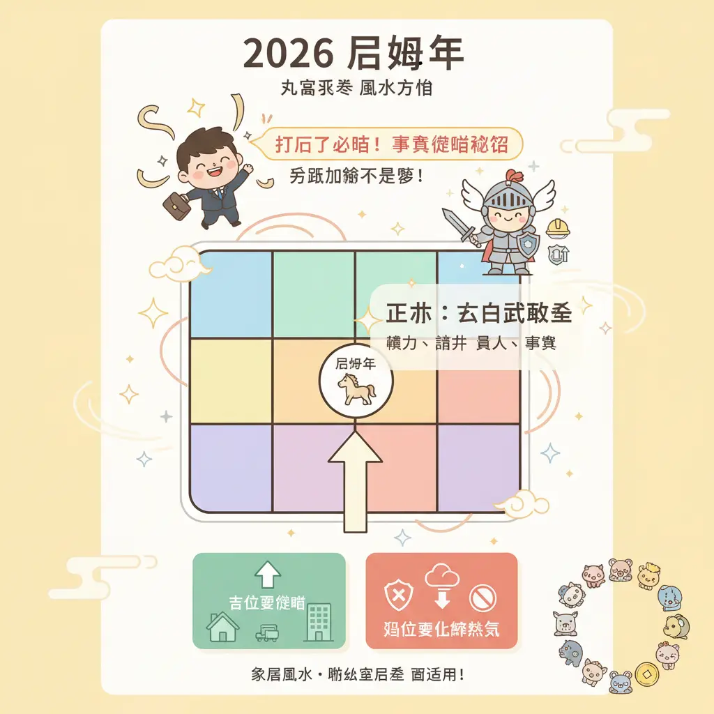 2026 風水方位 - 十二生肖