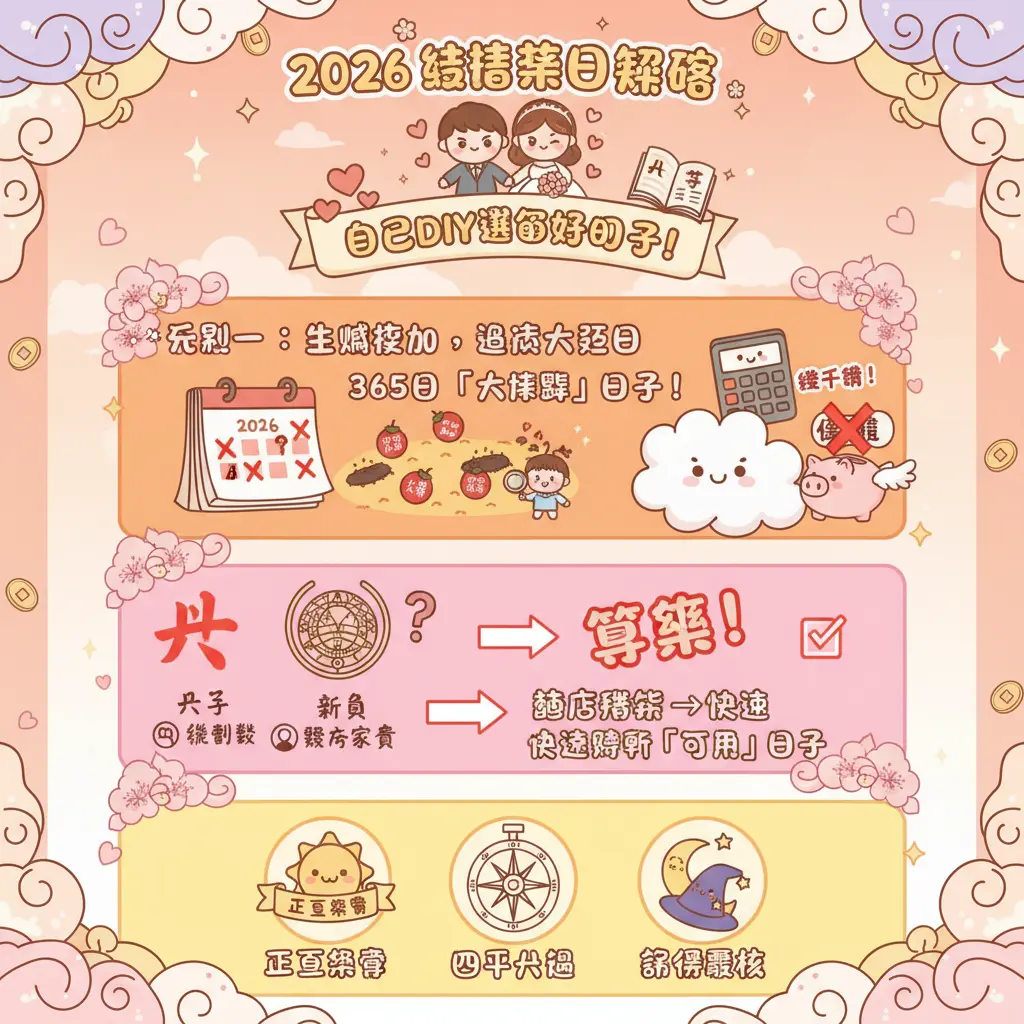 2026 結婚擇日 - 八字