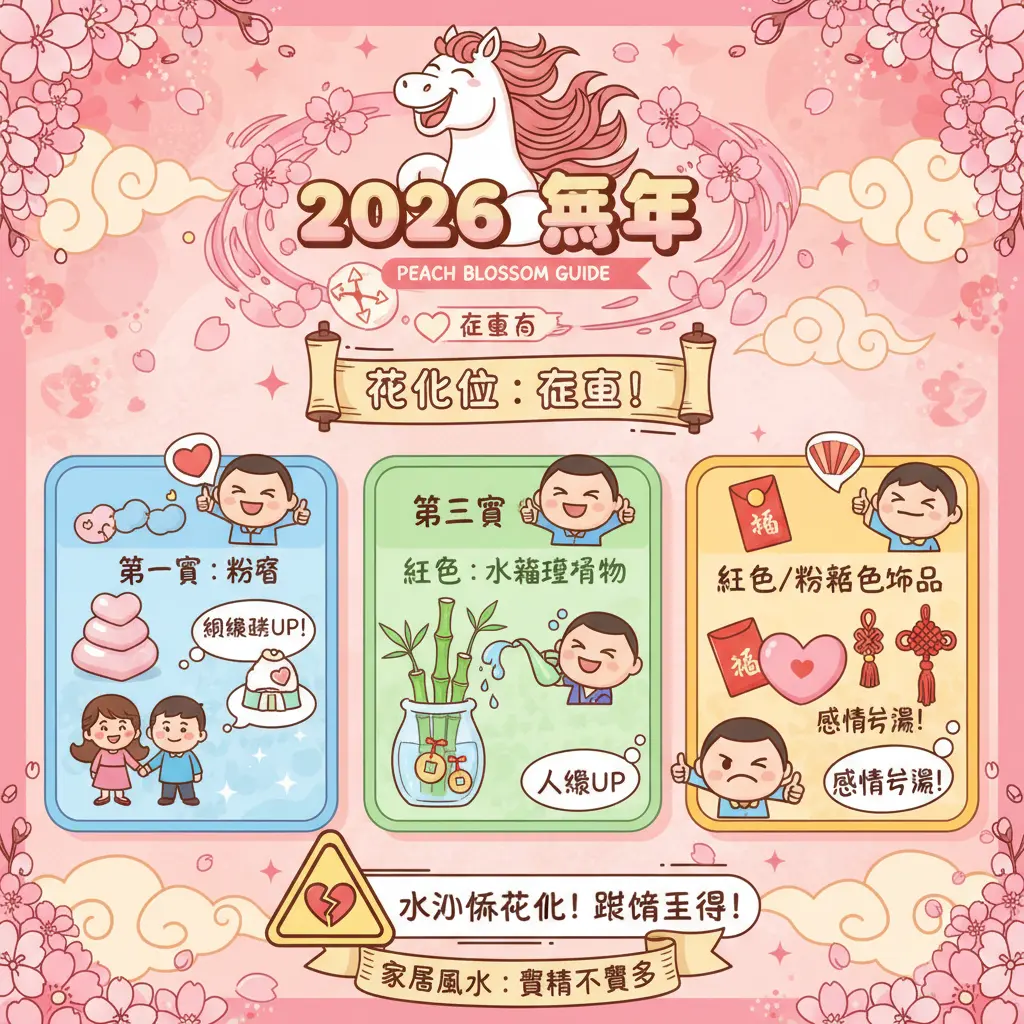 2026 桃花位 - 馬年