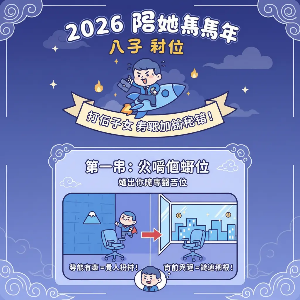 2026 財位 - 八字