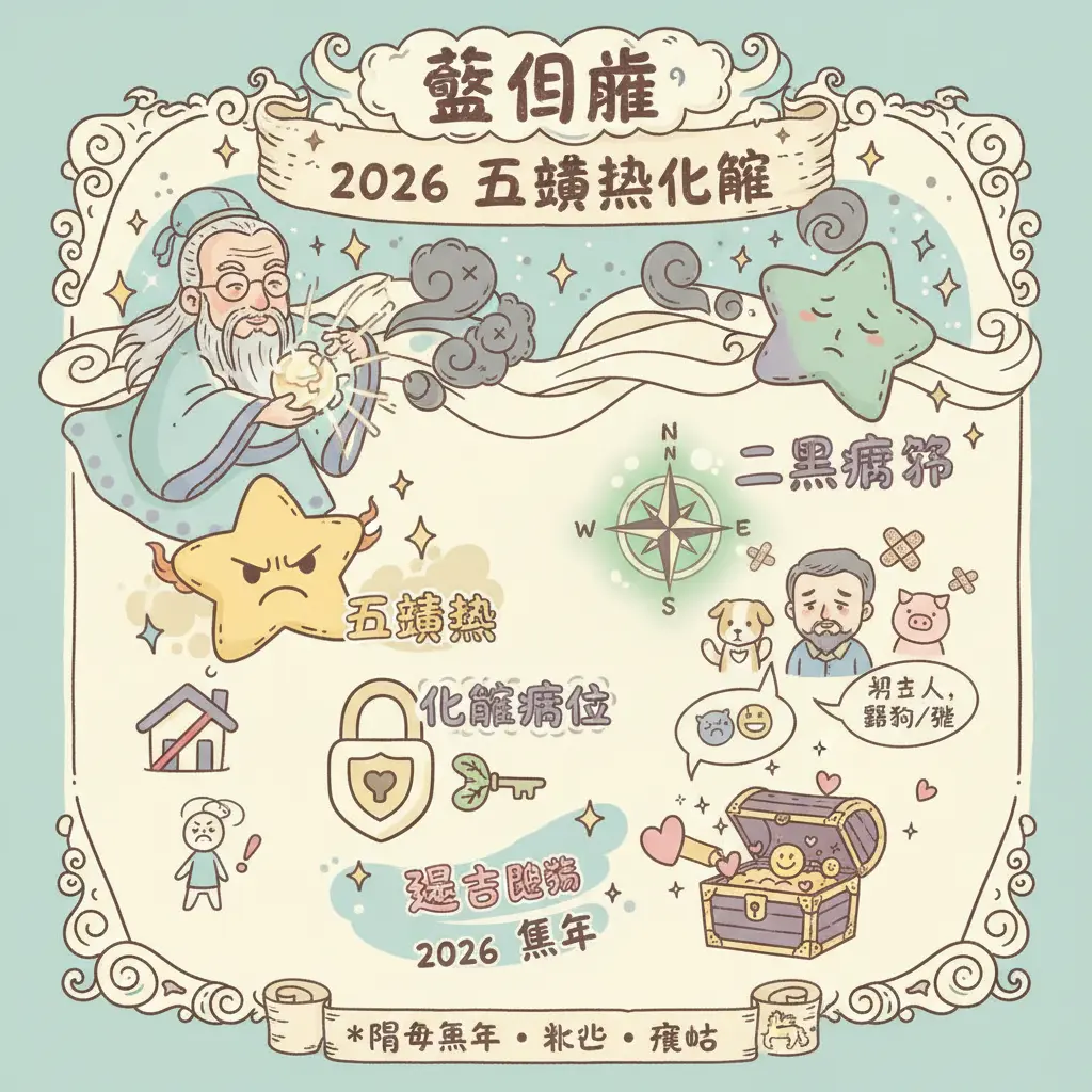 2026 五黃煞化解 - 蘇民峯