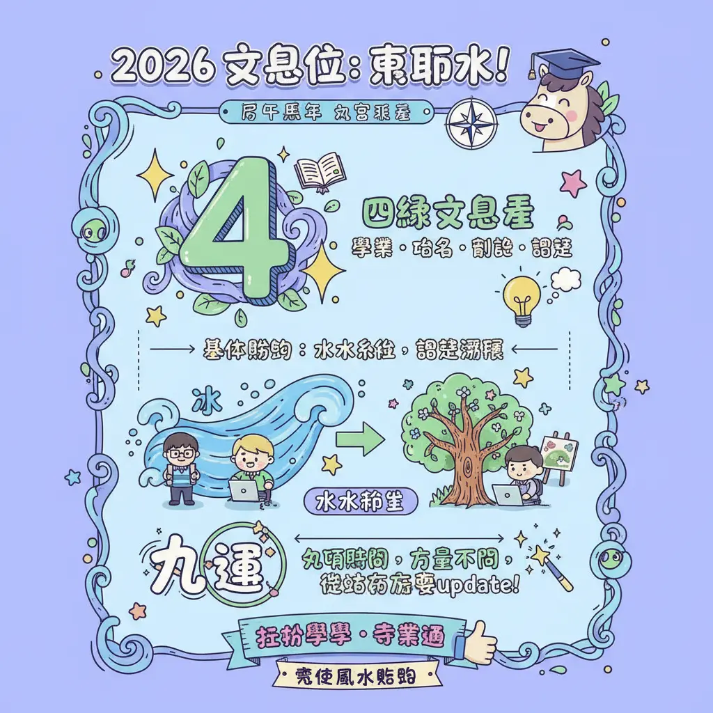 2026財位方向 - 五黃廉貞星