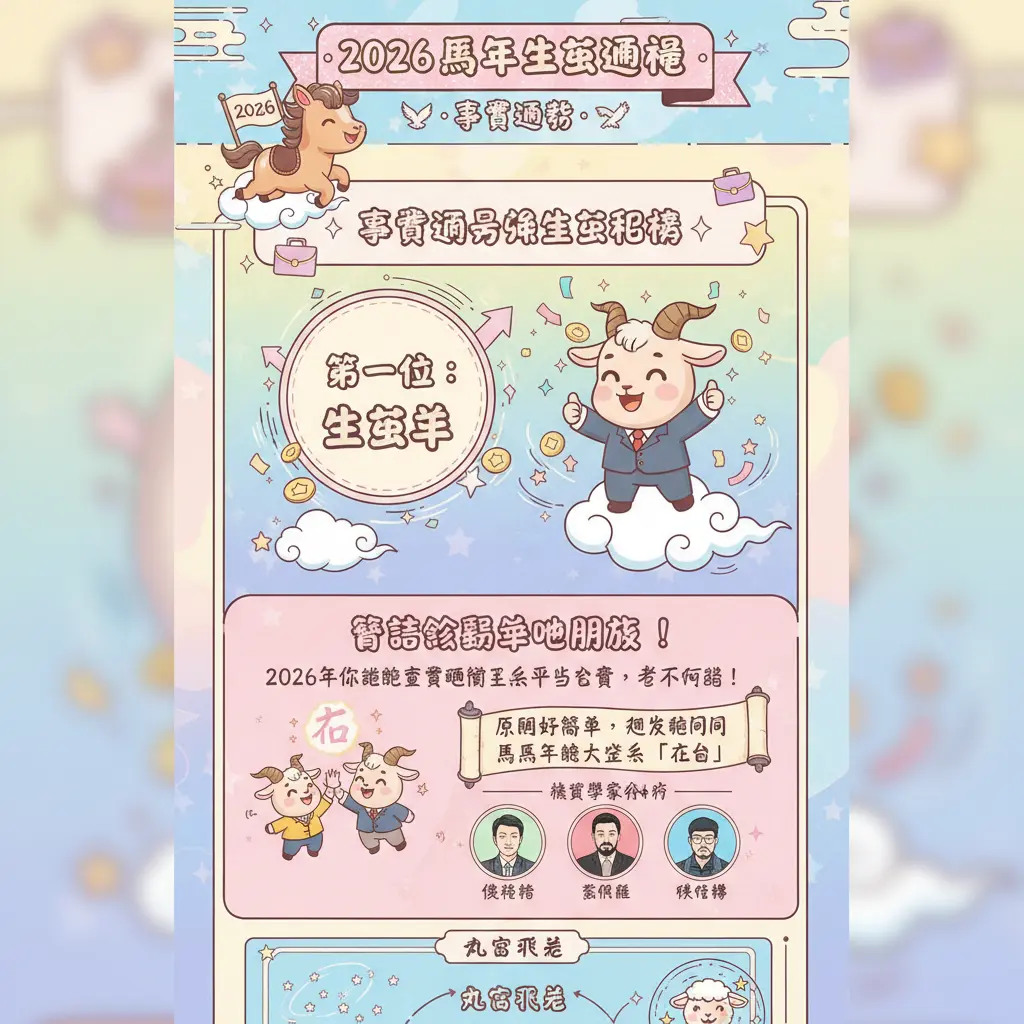 2026 生肖運程 - 馬年