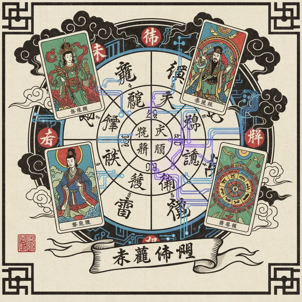 八字命盤 - 塔羅牌