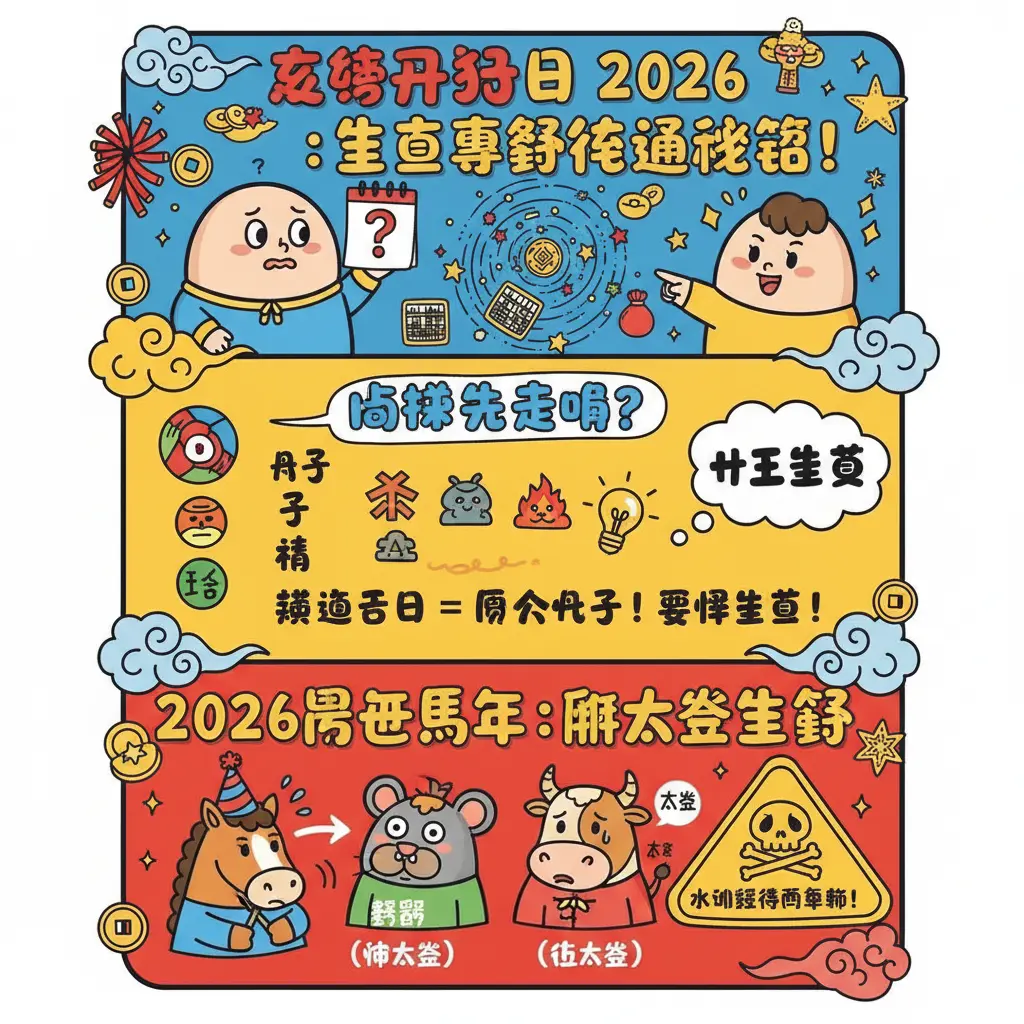 2026 開工吉日 - 玄學