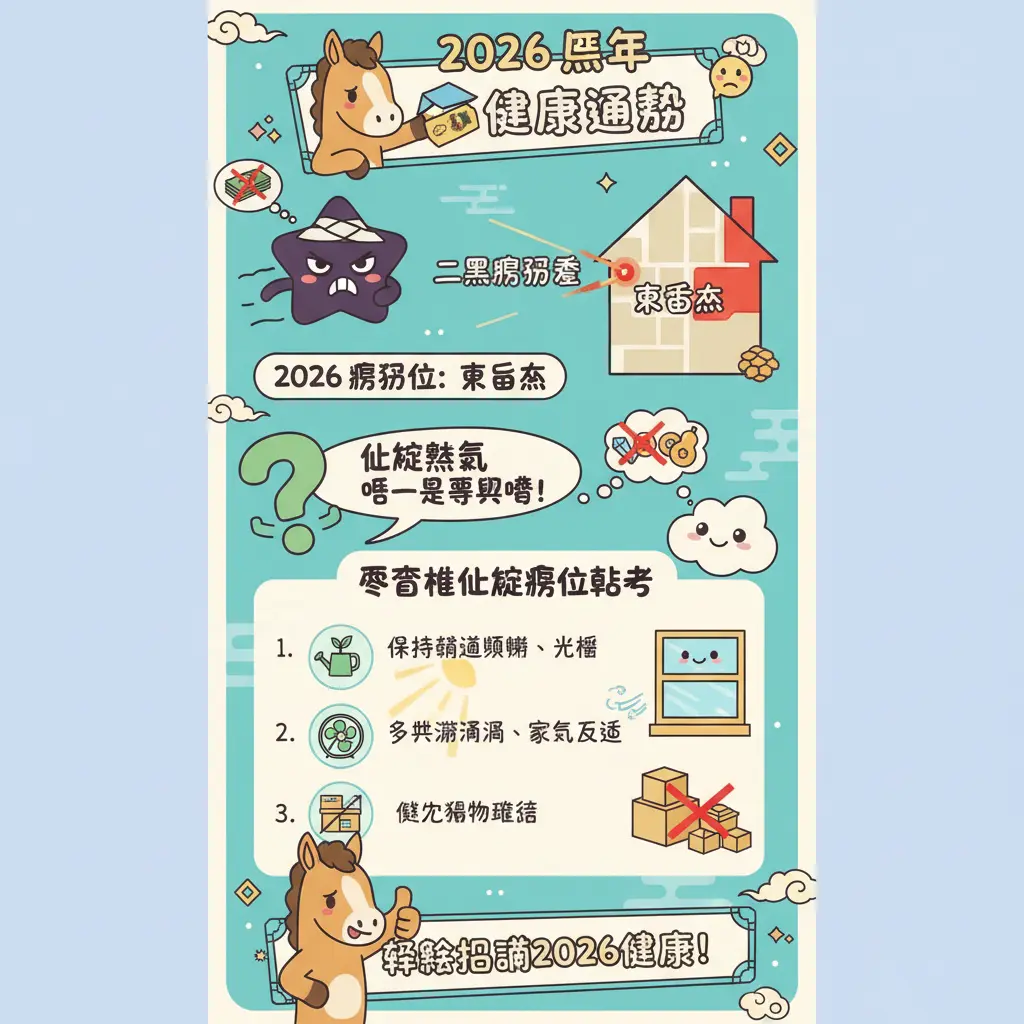 2026 病符位化解 - 二黑病符星