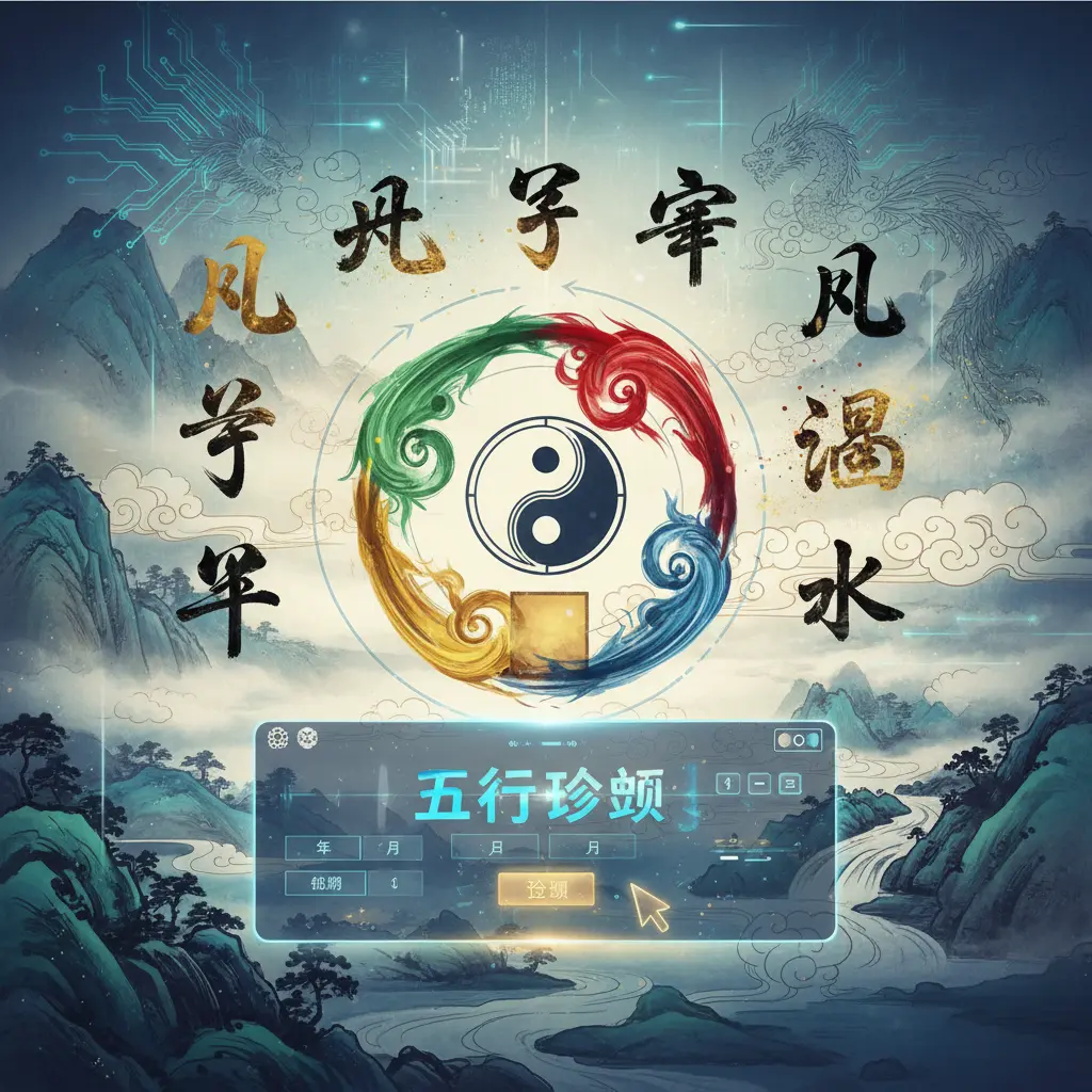 五行查詢 - 八字五行
