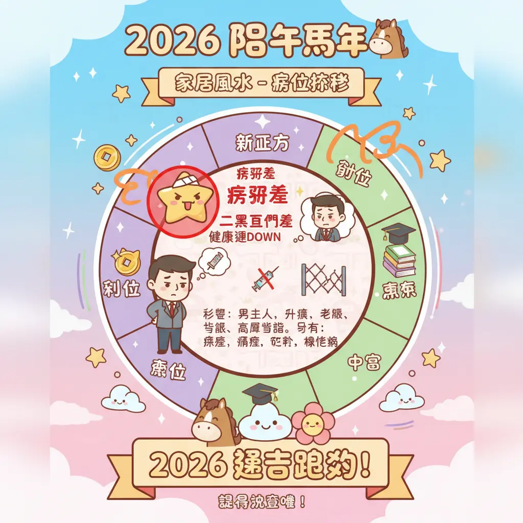 2026財位方向 - 文昌位