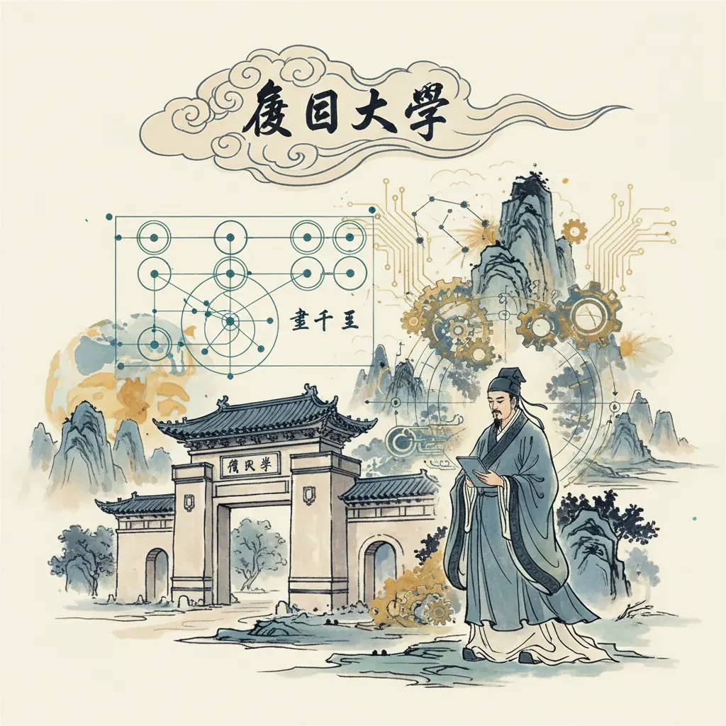 韋千里八字 - 復旦大學