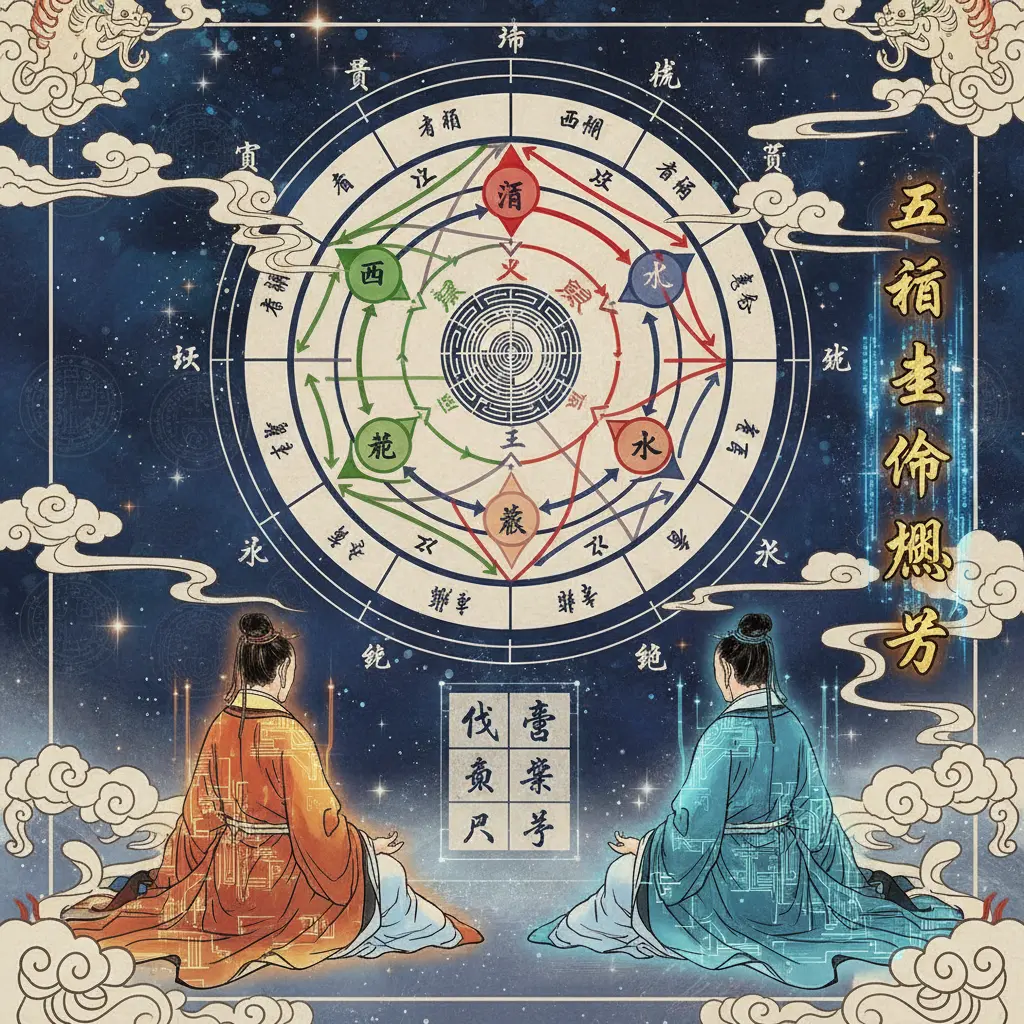 命盤八字 - 五行生剋