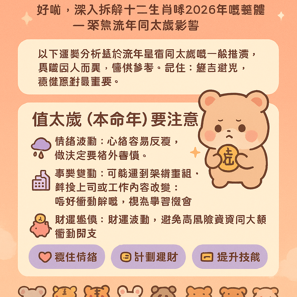 吉星化解方法運程太歲兇星玄學生肖運程財運玄學大師生肖破太歲十二生肖沖太歲貴人助力攝太歲流年運程害太歲犯太歲化煞整體運勢