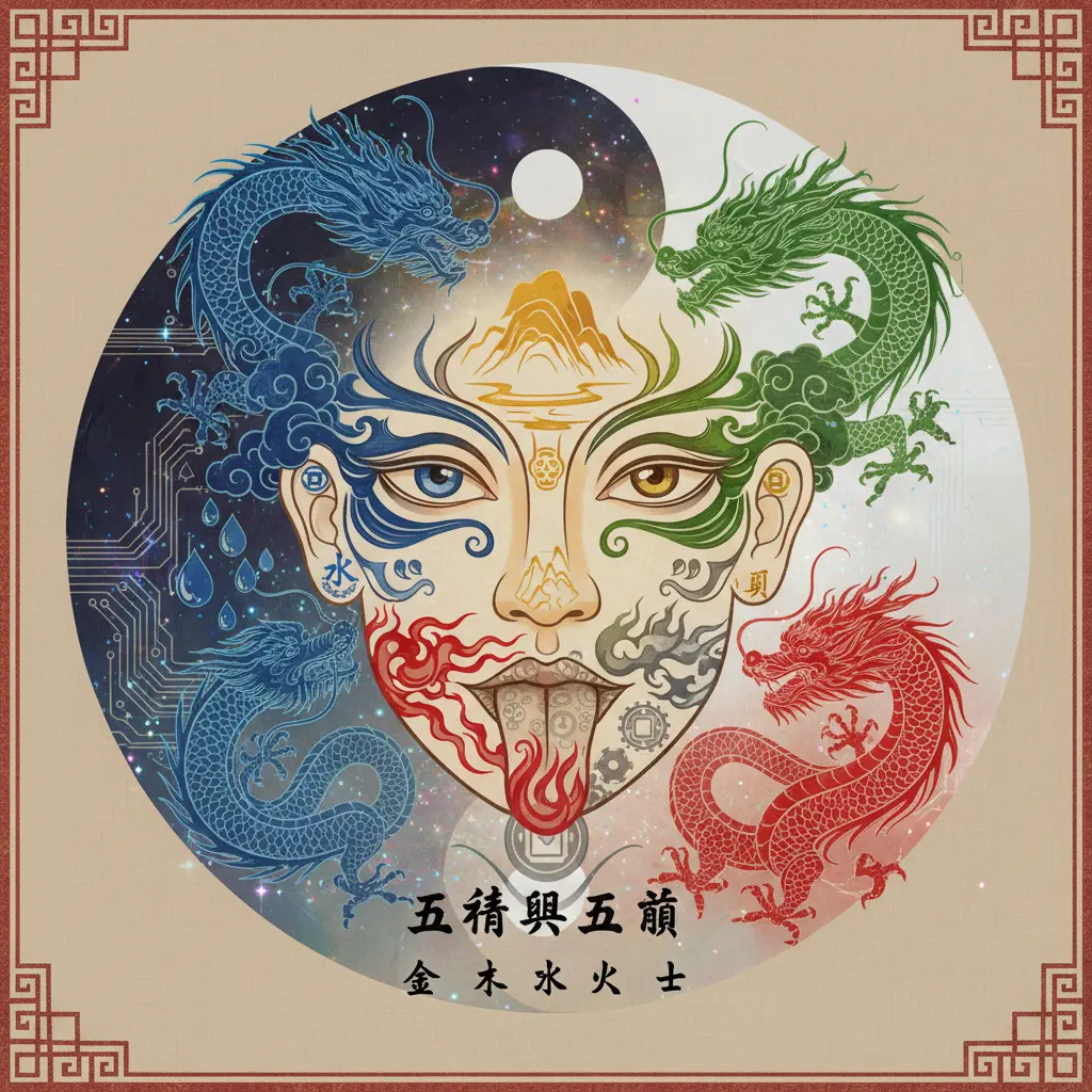 五行 - 五行與五官