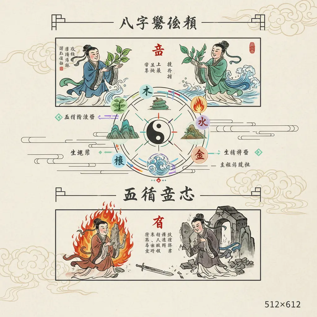 八字怎麼看 - 五行喜忌