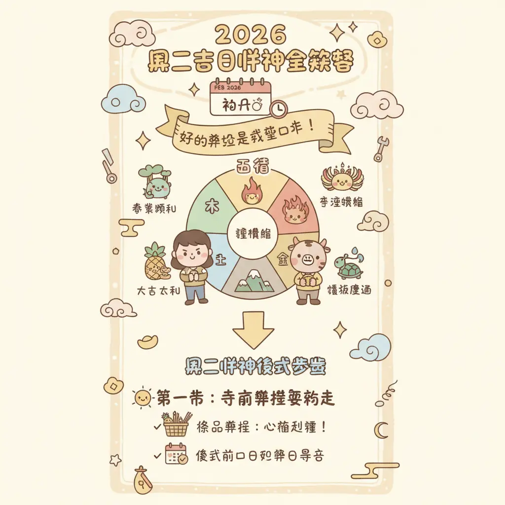 2026 開工吉日 - 五行