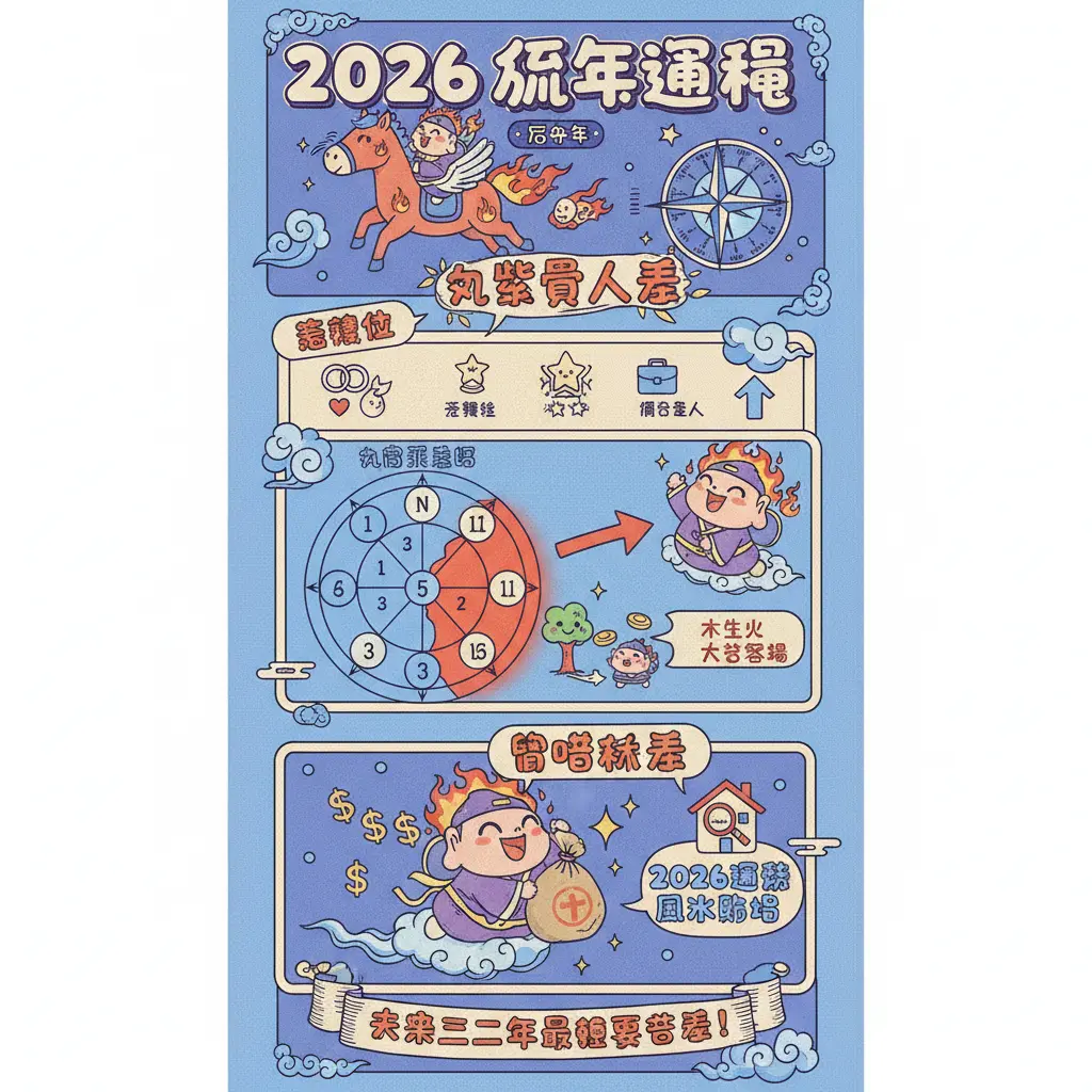2026 風水方位 - 流年運程