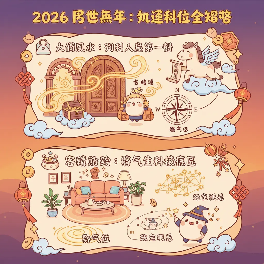 2026財位方向 - 犯太歲